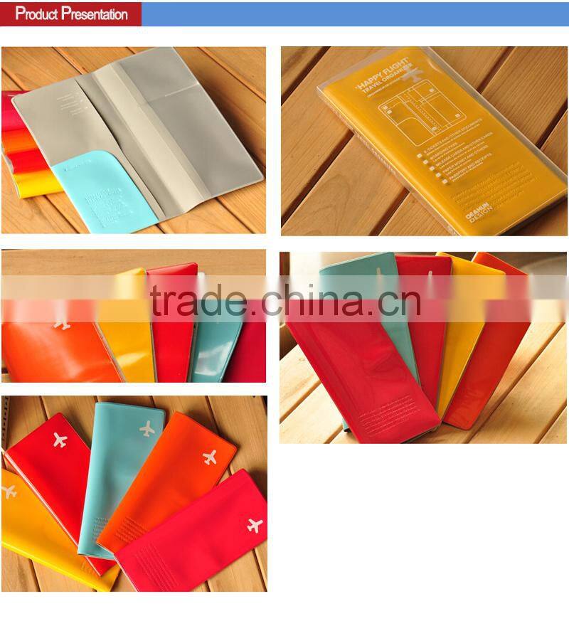 Hot Sale Plastic Pvc Travel Airline Ticket Holder,Pvc Travel Ticket Wallet Cover