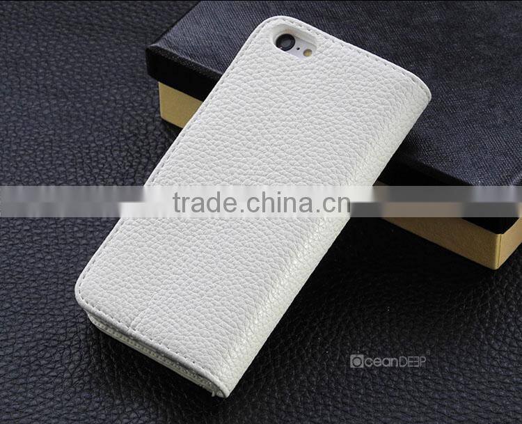 Fancy designed magnets pu leather case for iphone 5c unlocked phone case made in China
