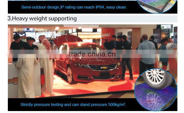 wedding led P7.8 dancing floor tiles dj mat lighting
