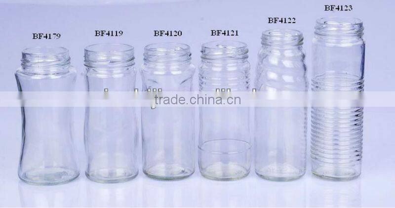 wide mouth glass jar for storage