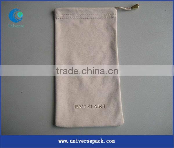 Portable pu glasses bag with spring