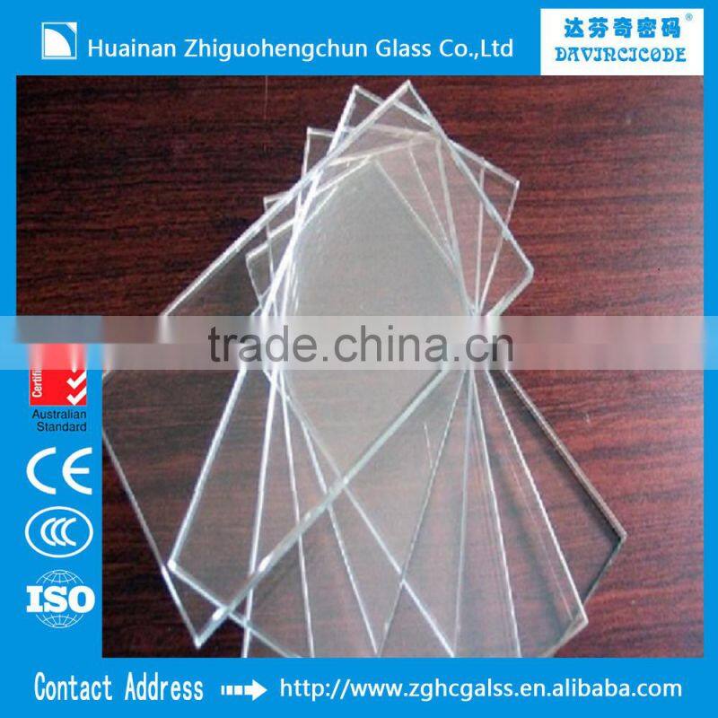 5mm,5.5mm,6mm,8mm Ultra Clear Float Glass with CE&ISO certificate