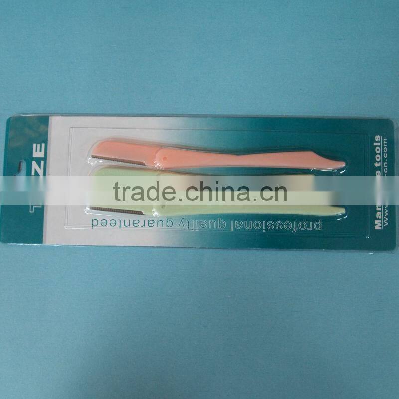 NMD-001 Plasti handle sharp blade eyebrow razor