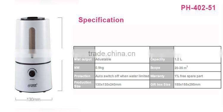 Amazon best selling humidifier 1.2L mini bottle cool mist humidifiers