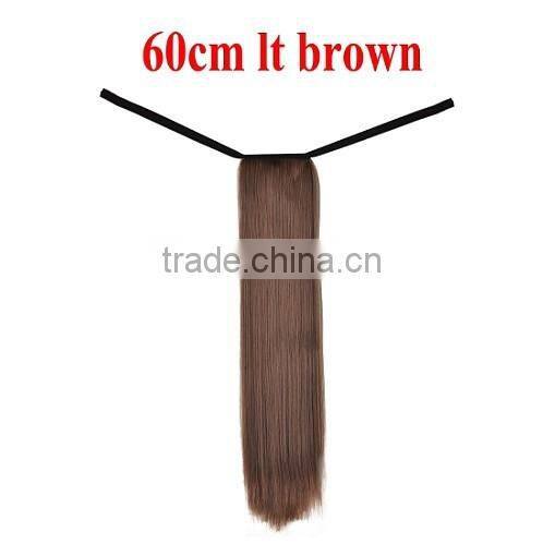 Fashion Synthetic Wrap Around Ponytail Extension Synthetic Ponytail Hair Mulitcolors