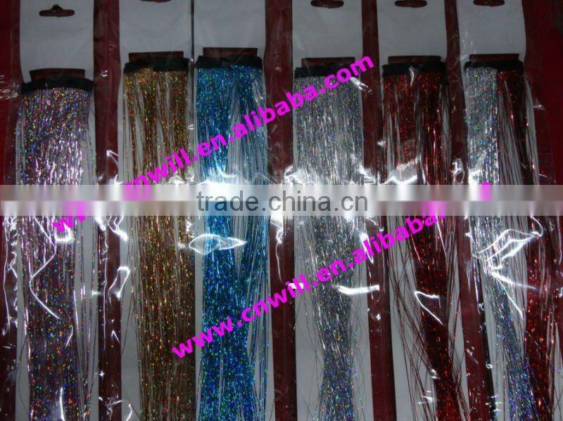 christmas kids hair accessories sparkling hair tinsel christmas tinsel 2014 new hair accessories