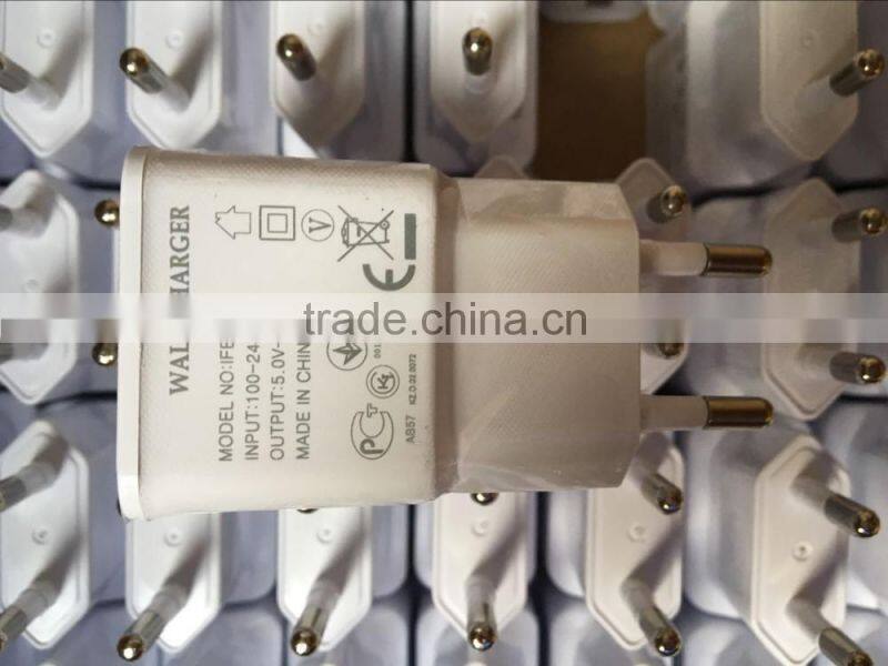 Mini EU/US Plug Home Travel Dual Port AC USB Wall Charger for iPhone for Samsung