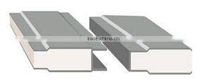 White Colored Galvanized Sandwich Wall Panel EPS