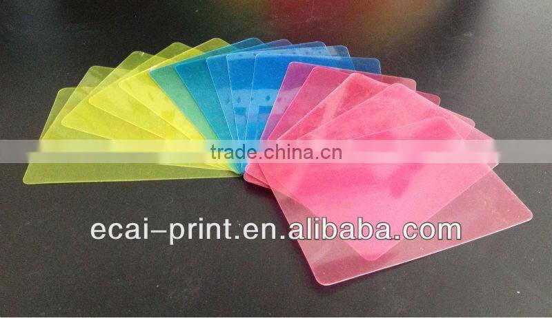 Colorful PVC card printing
