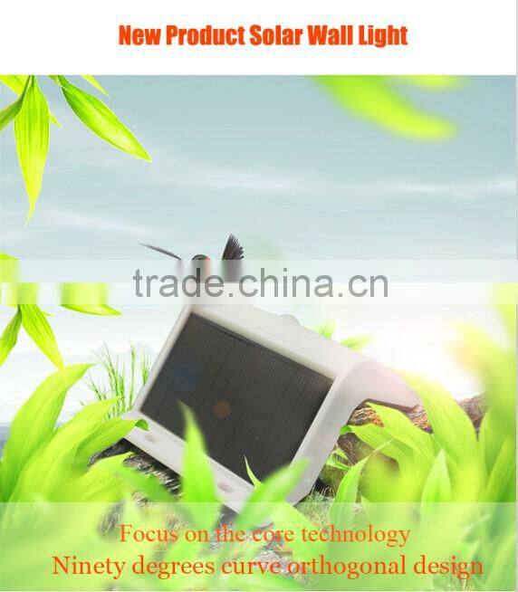 2016 New original factory solar light,high capacity wall light with battery