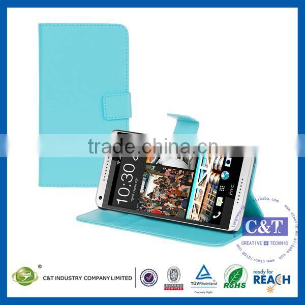 C&T 2015 updated style fancy flip cover for htc desire 816