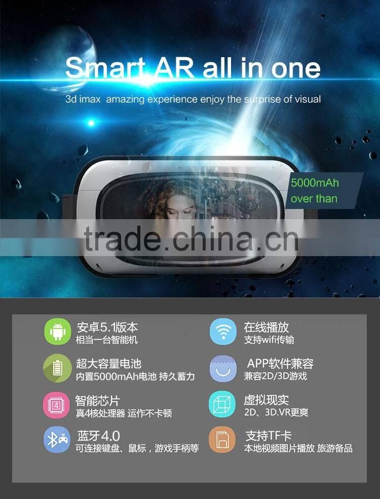 G200 VR Glasses All In One Virtual Reality 3D Glasses With 1080p Screen With Bluetooth Gamepad Home Theatre Games Vr