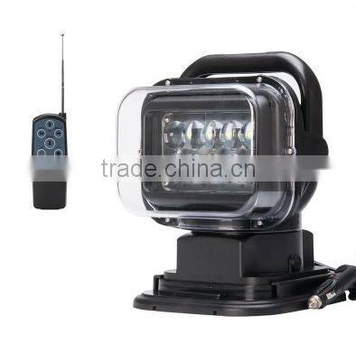 Car Motorcycle black square 50w/10pcs*5w spot LED headlight