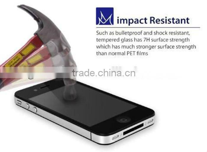 0.2mm 0.3mm 0.4mm 2.5D 9H Tempered Glass Screen Protector for iPhone 5/5S (OEM&ODM)