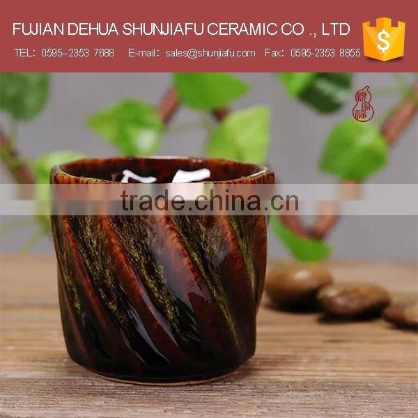 Unique shape design vietnam glazed pots