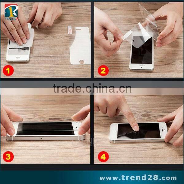 Trends hot cheap price tempered glass screen protector for i6