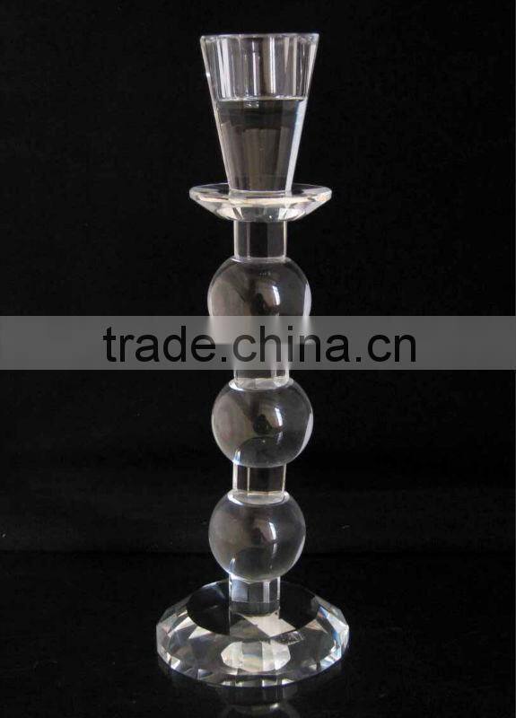 crystal candle holder