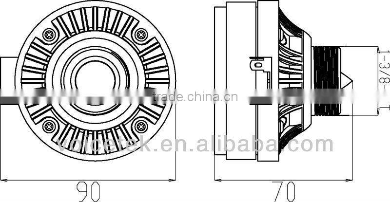 TSCT-2504 delivery on time waterproof outdoor sound system professional speaker driver unit,compression driver with titanium