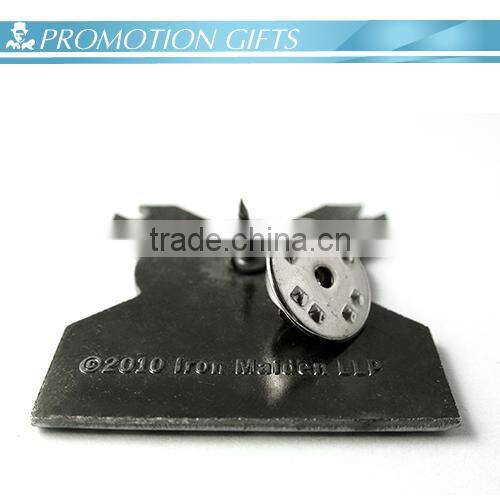 cool custom iron plating nickel badge