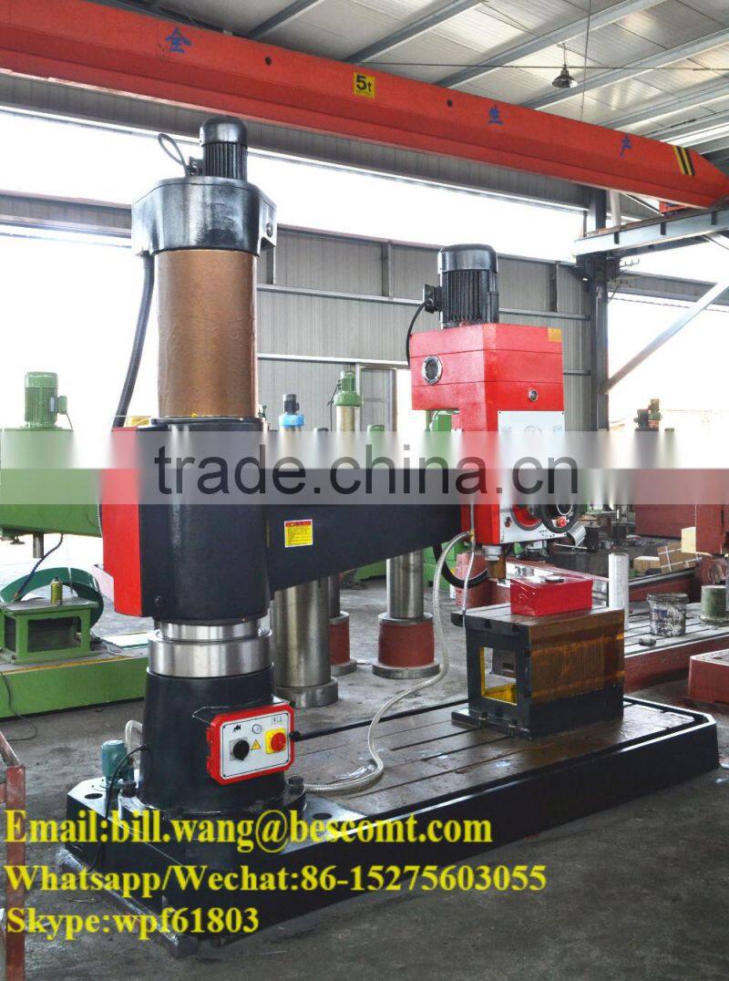 ultra precision cheap cutting long life radial drilling machine for sale CE ISO certified