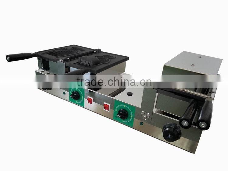 Ce Approved Ice Cream Taiyaki Machine Wholesale Taiyaki Waffle Maker Pan High Quality Fish Shape Taiyaki Making Machine