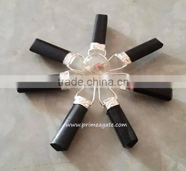 Black Tourmaline Energy Generator With Crystal Ball : Wholesale : Metaphysical : Healing Tools