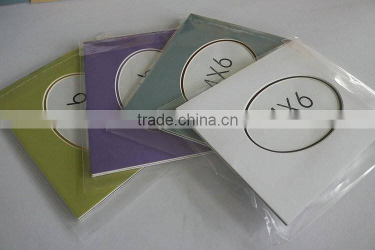 Promotional gift insert phtos 4x6" paper frame white magic photo frame