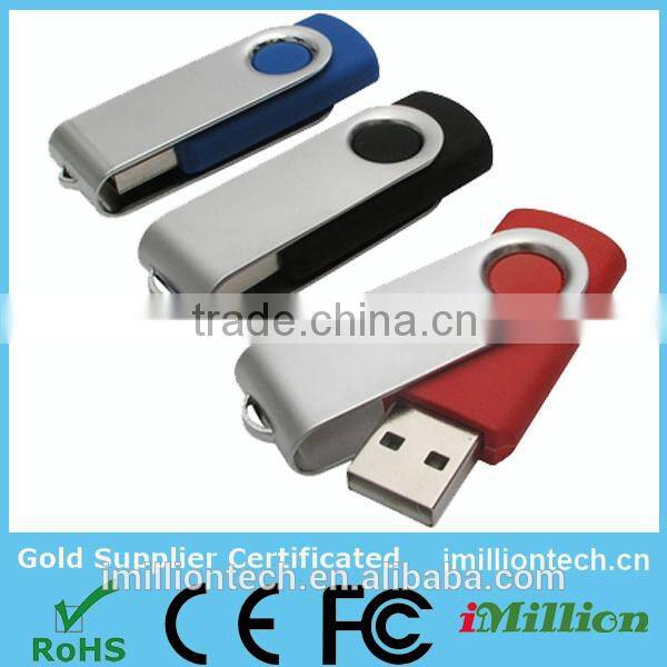 Bulk buy from china 8GB/16GB/32 GB/ 64 GB/ 128 GB micro Swivel USB 2.0 Flash Drive
