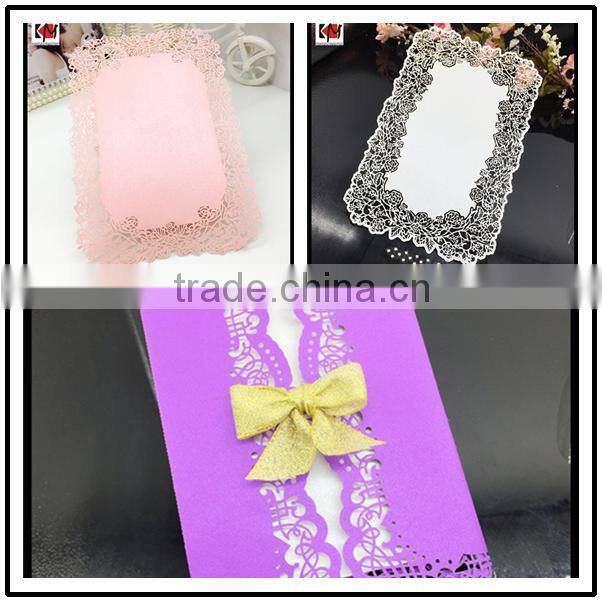 Wholesale luxury handmade wedding banquet invitation card