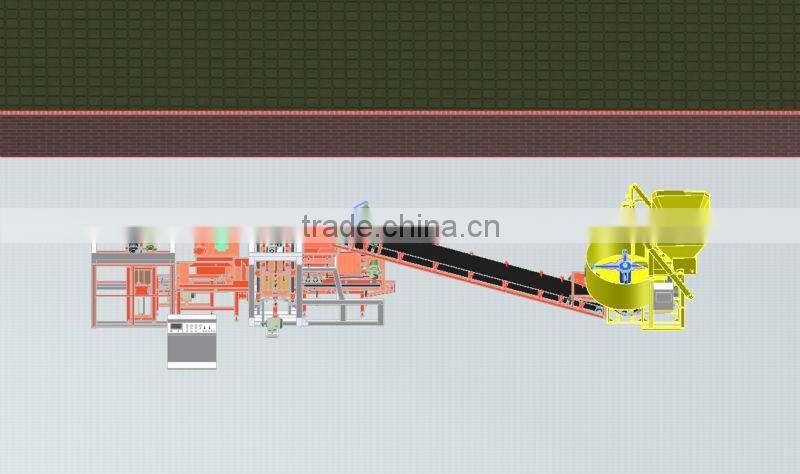 QT3-25 brick making machinery for semi-automatic concrete hollow block machine