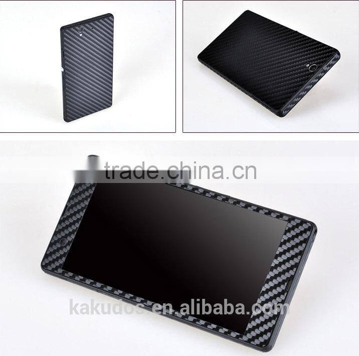 Factory Dropship Carbon Fiber Skin Stickers for Sony Xperia Z L36h