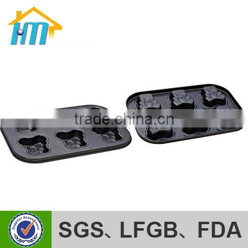 non-stick 6 cups wilton cake pans