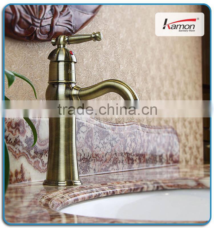 Sanitary Curved Brass Basin Faucet