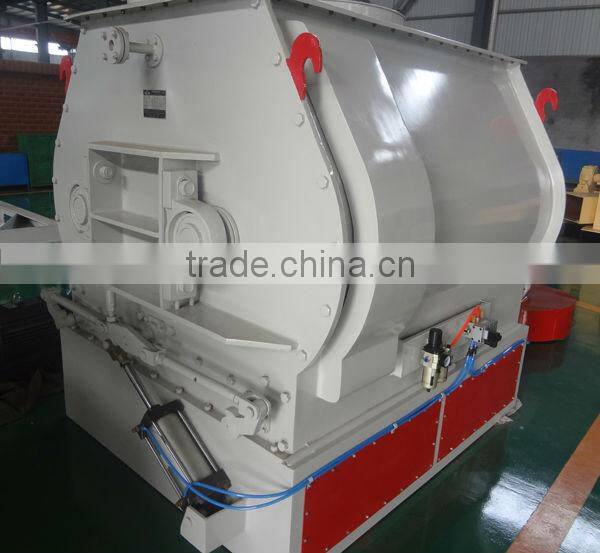 industry fertilizer double shaft paddle mixer