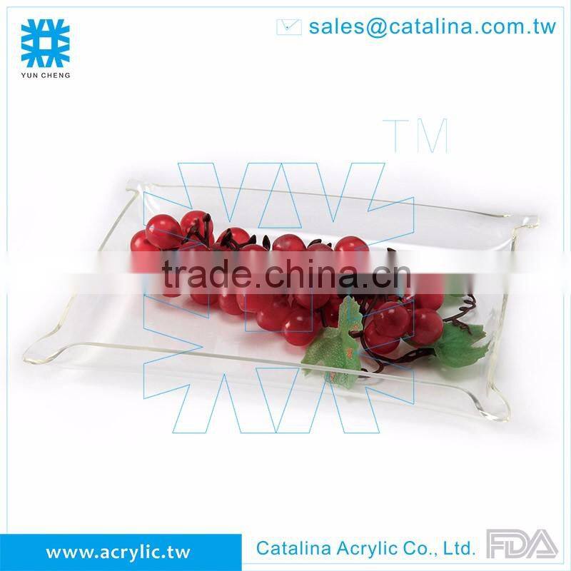 High Quality Acrylic Plastic Banquet Serving Tray