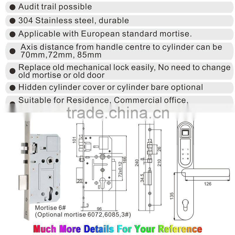 keypad door lock with CE