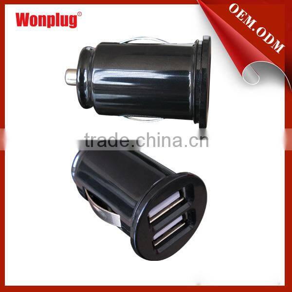 2015 metal universal dual port car usb charger