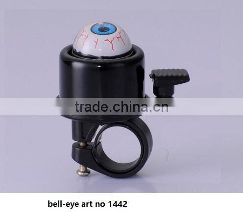 Aluminium alloy blue white red yellow novelty China bicycle bike bell with compass