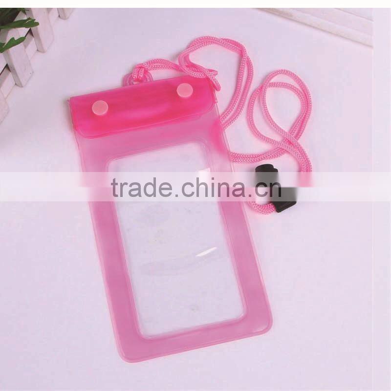 PVC waterproof diving bag for smart mobile phone waterproof sport bag