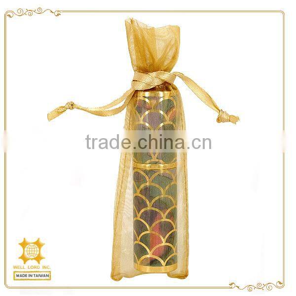 Purple romantic exquisite satin cosmetic packaging bag