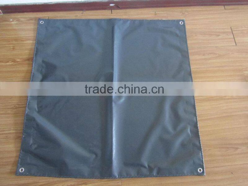 PVC polyester coated tarpaulin roll packing