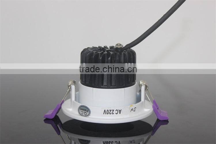 High-end Aluminum Housing 5W LED Downlight with CE ROHS Certification