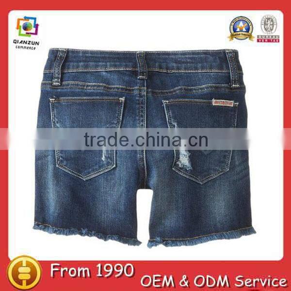fashion wholesale cheap 100% jean shorts pants