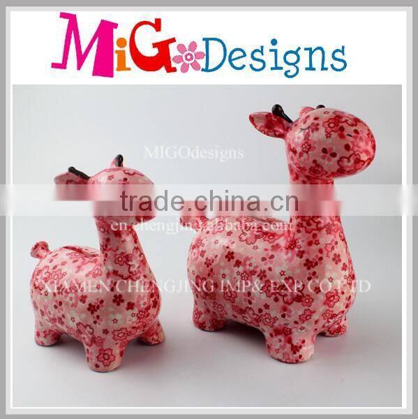 New Arrive Ideal Horse Money Box Decal Stoneware