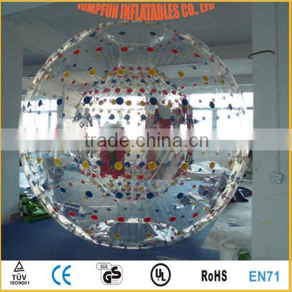 Inflatable Zorbing Ball for sale,Harness Zorb Ball made by PVC or TPU