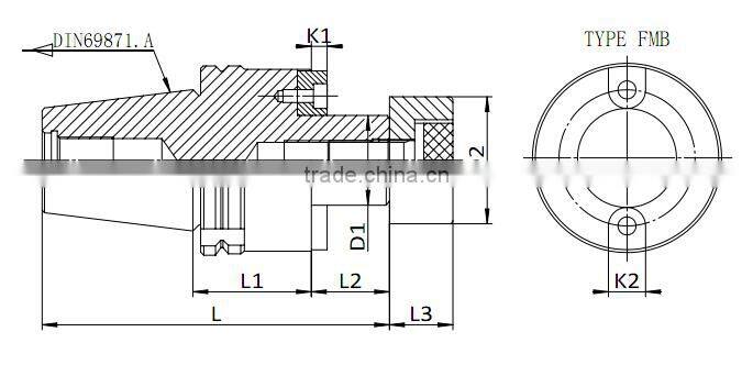 DIN69871 Face Mill Holders