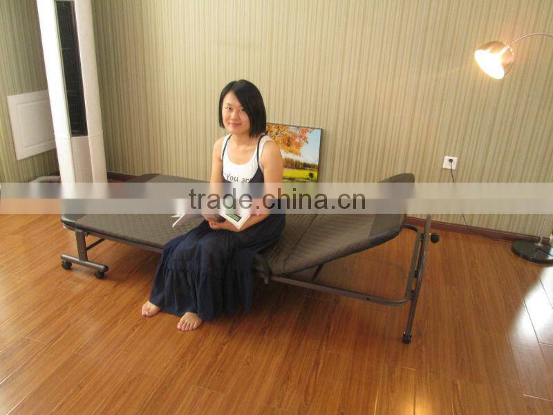 space saving hotel metal single folding bed