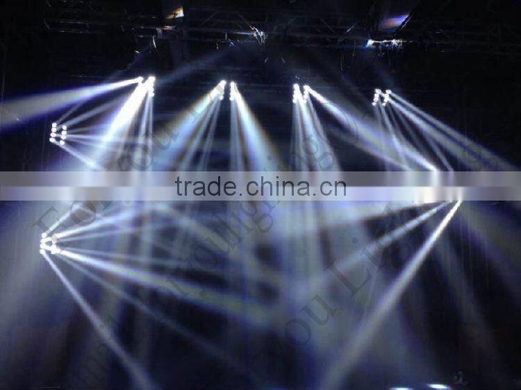 FORYOU 8pcs 10W 12W RGBW QUAD Martin DMX Professional RUSH Multibeam 2 LED Stage DJ Sharpy Beam Spider Light