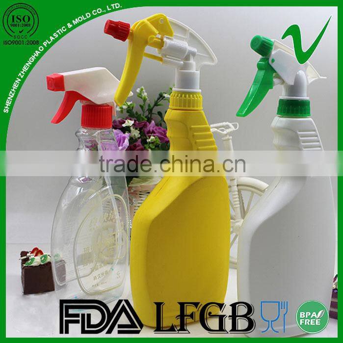 Hot sale HDPE Plastic Trigger Spray Pump Bottles for Detergent Washing Liquid
