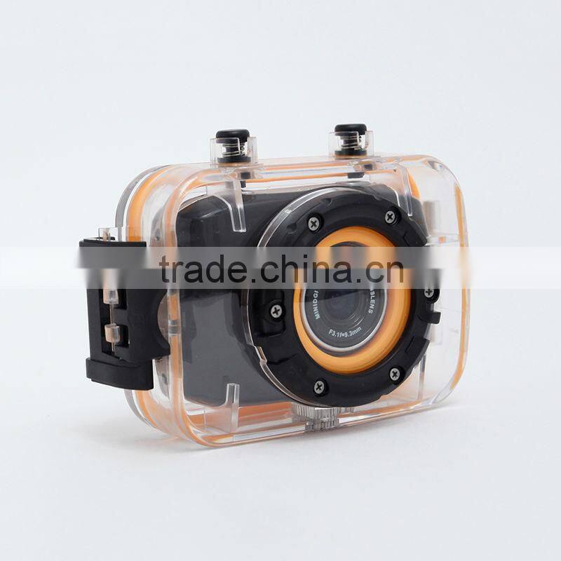 Waterproof full hd mini sport dv 1080p manual camera
